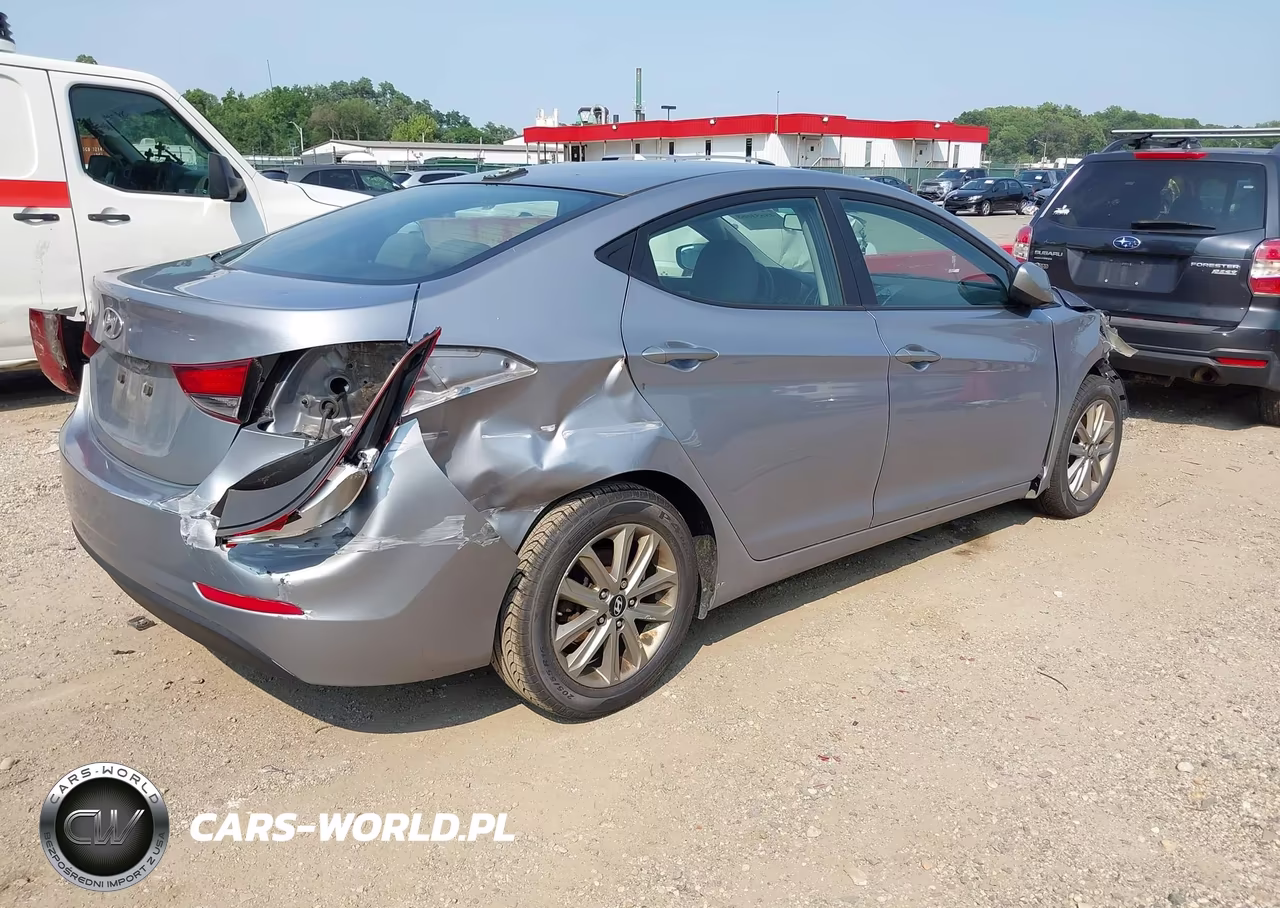 2016 Hyundai Elantra Se VIN:5NPDH4AE8GH681436 - 4