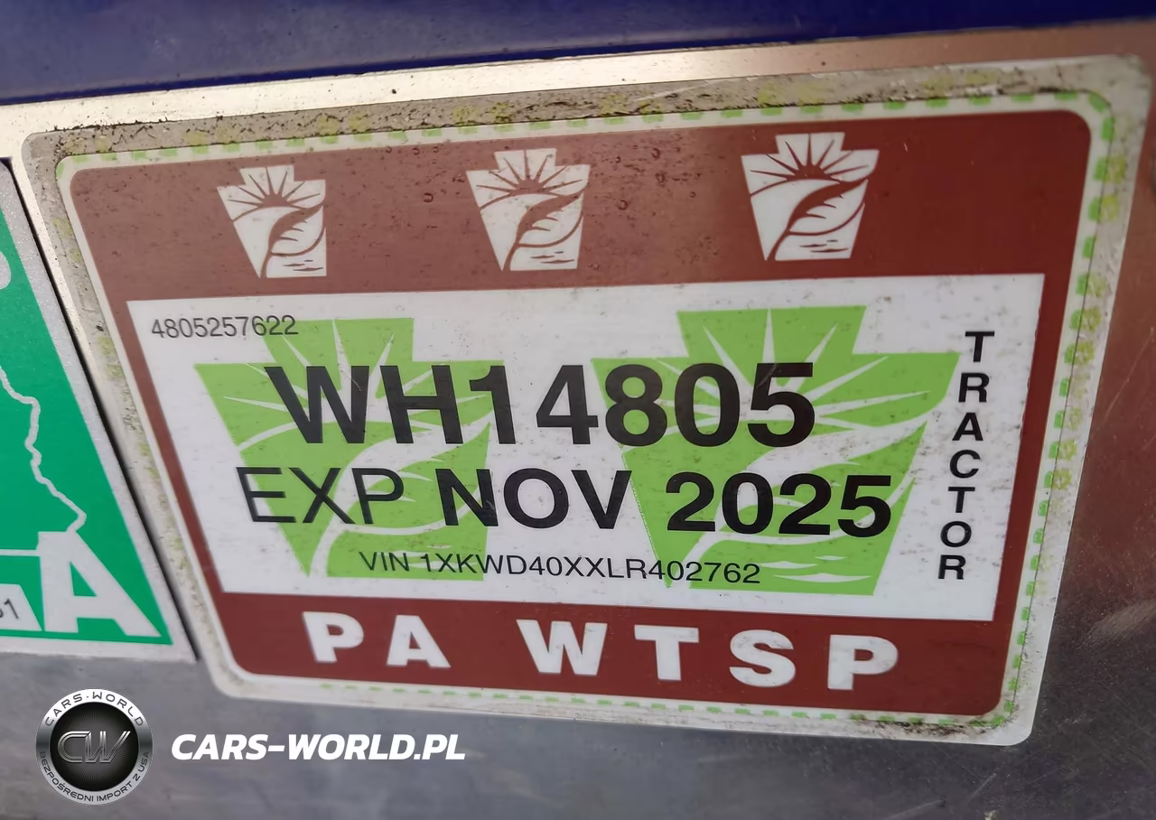 2020 Kenworth W900 VIN:1XKWD40XXLR402762 - 8
