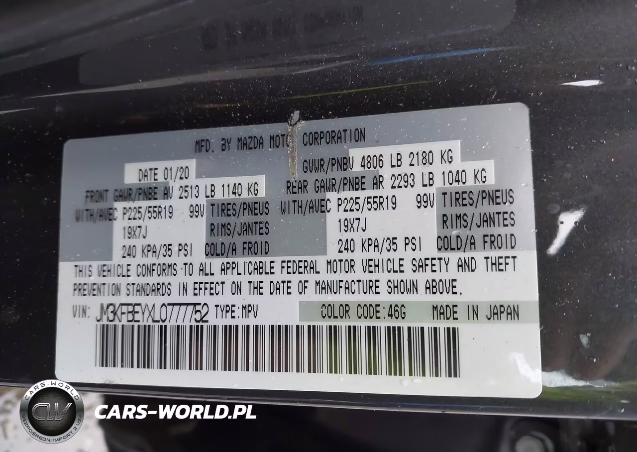 2020 Mazda Cx-5 Signature VIN:JM3KFBEYXL0777752 - 9