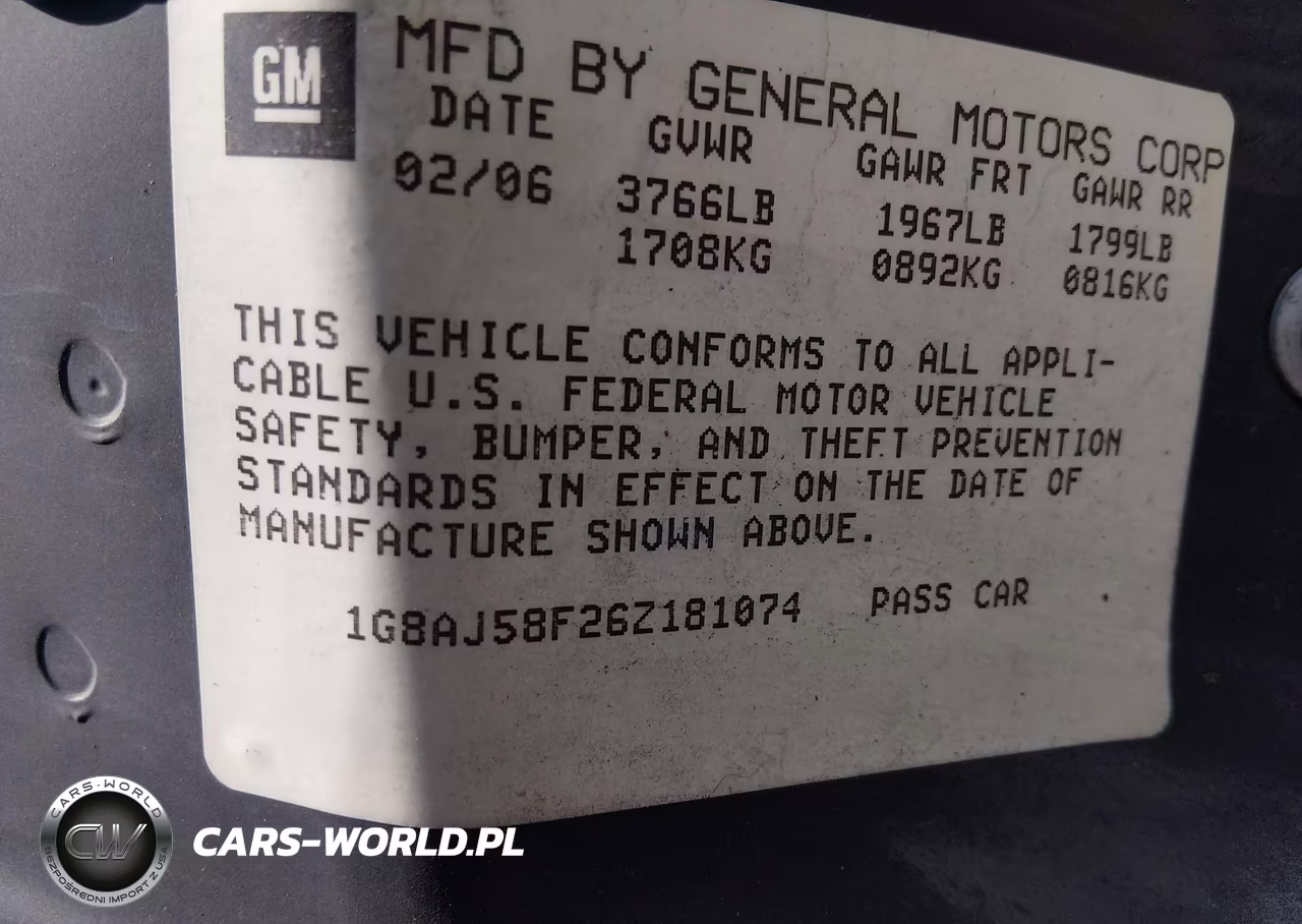 2006 Saturn Ion 2 VIN:1G8AJ58F26Z181074 - 9