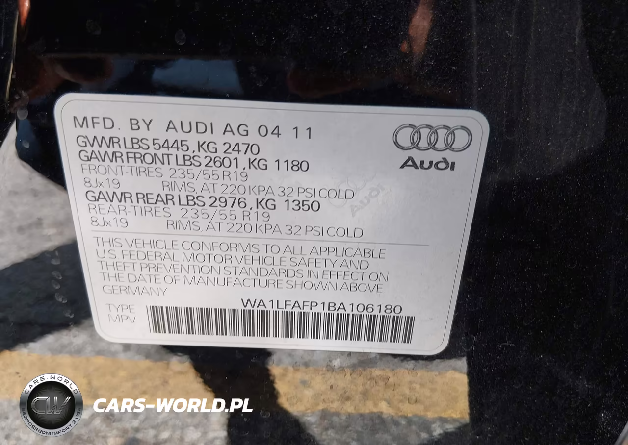 2011 Audi Q5 2.0T Premium VIN:WA1LFAFP1BA106180 - 9