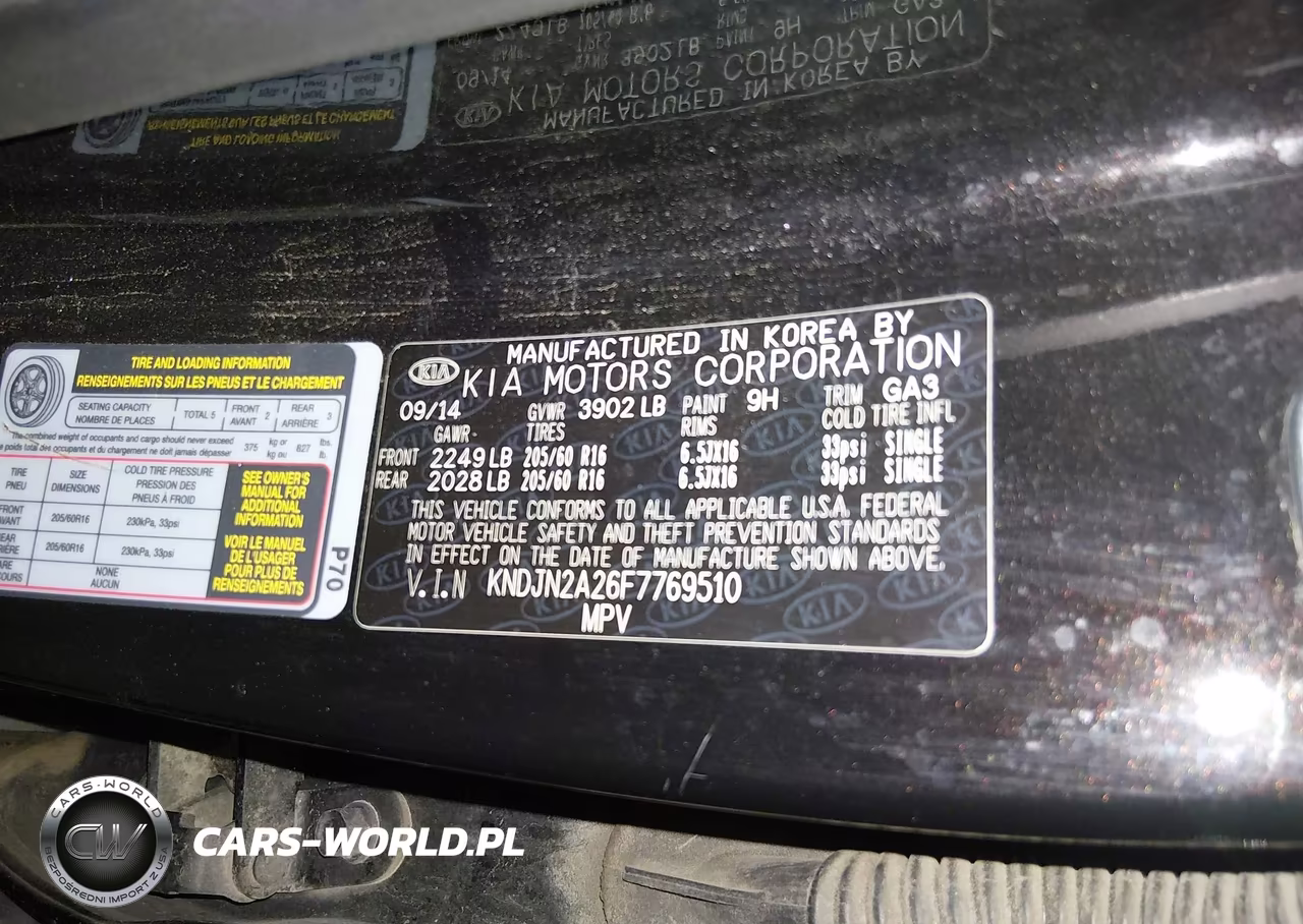 2015 Kia Soul VIN:KNDJN2A26F7769510 - 9