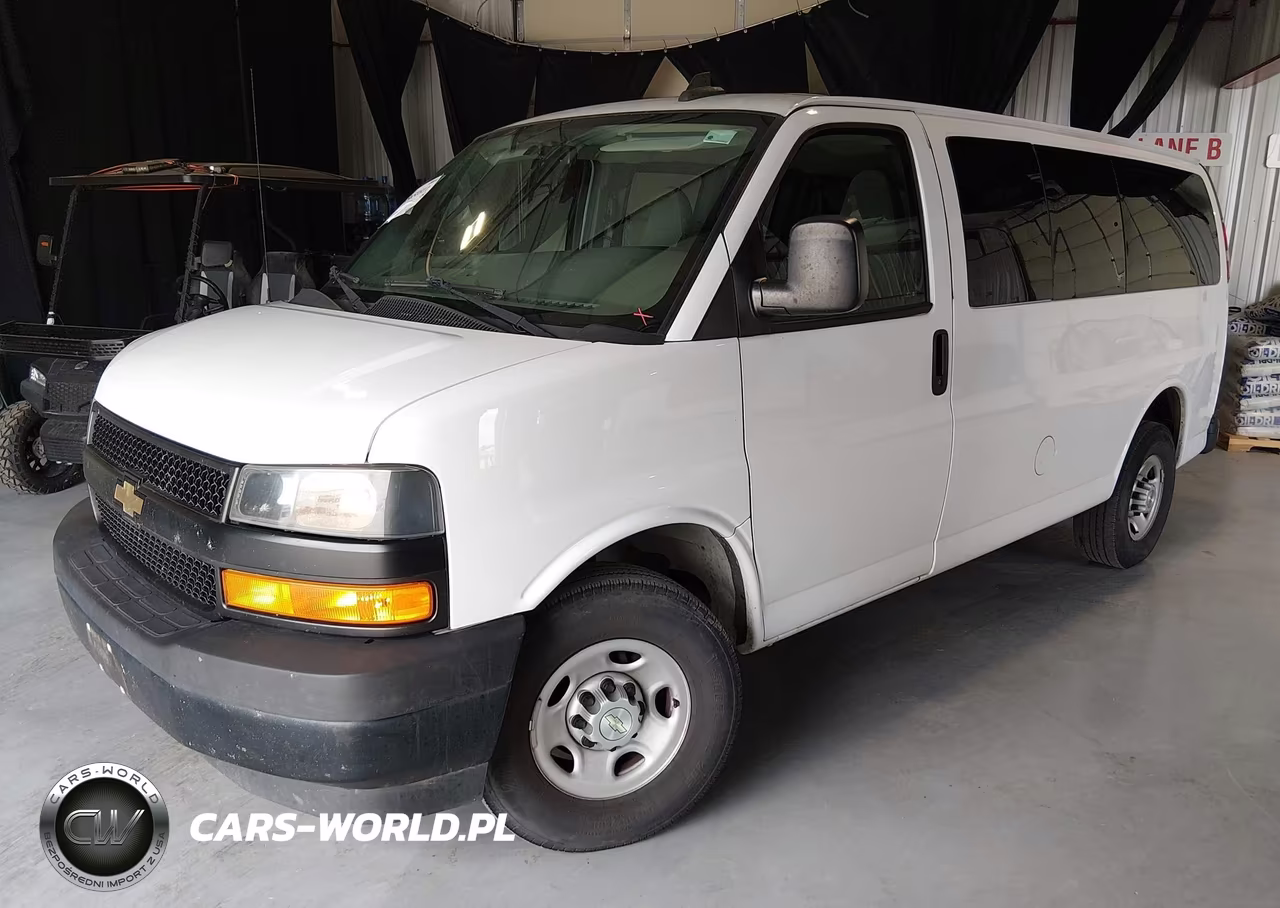 2020 Chevrolet Express Passenger Rwd 2500 Regular Wheelbase Ls VIN:1GAWGEFP6L1255914 - 2