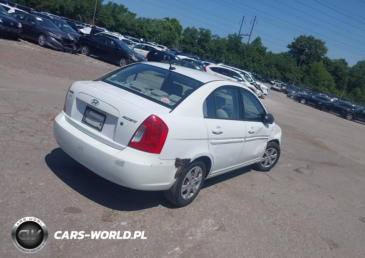 2009 Hyundai Accent Gls VIN:KMHCN46C19U321196 - 4