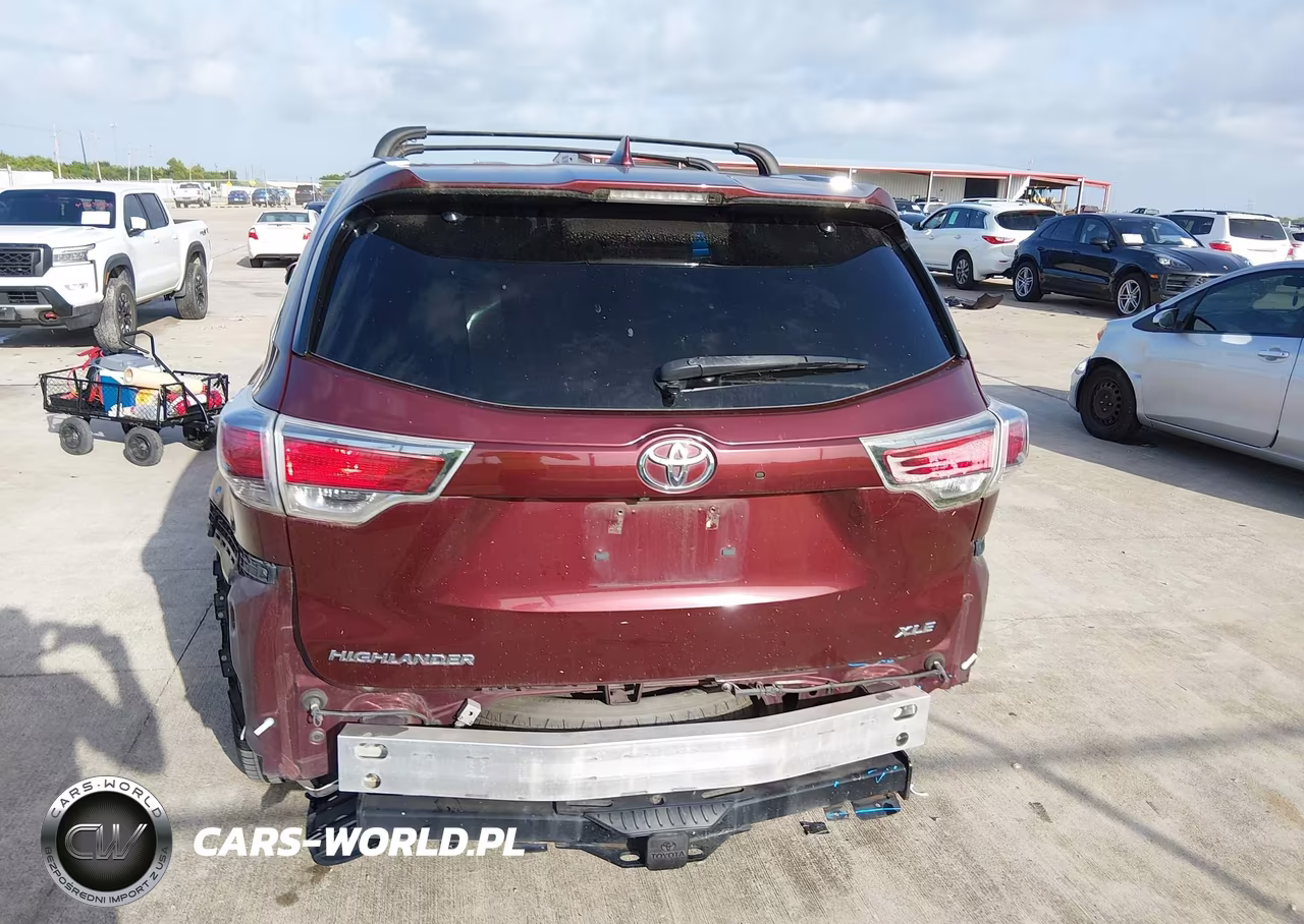 2015 Toyota Highlander Xle V6 VIN:5TDKKRFH2FS115810 - 17