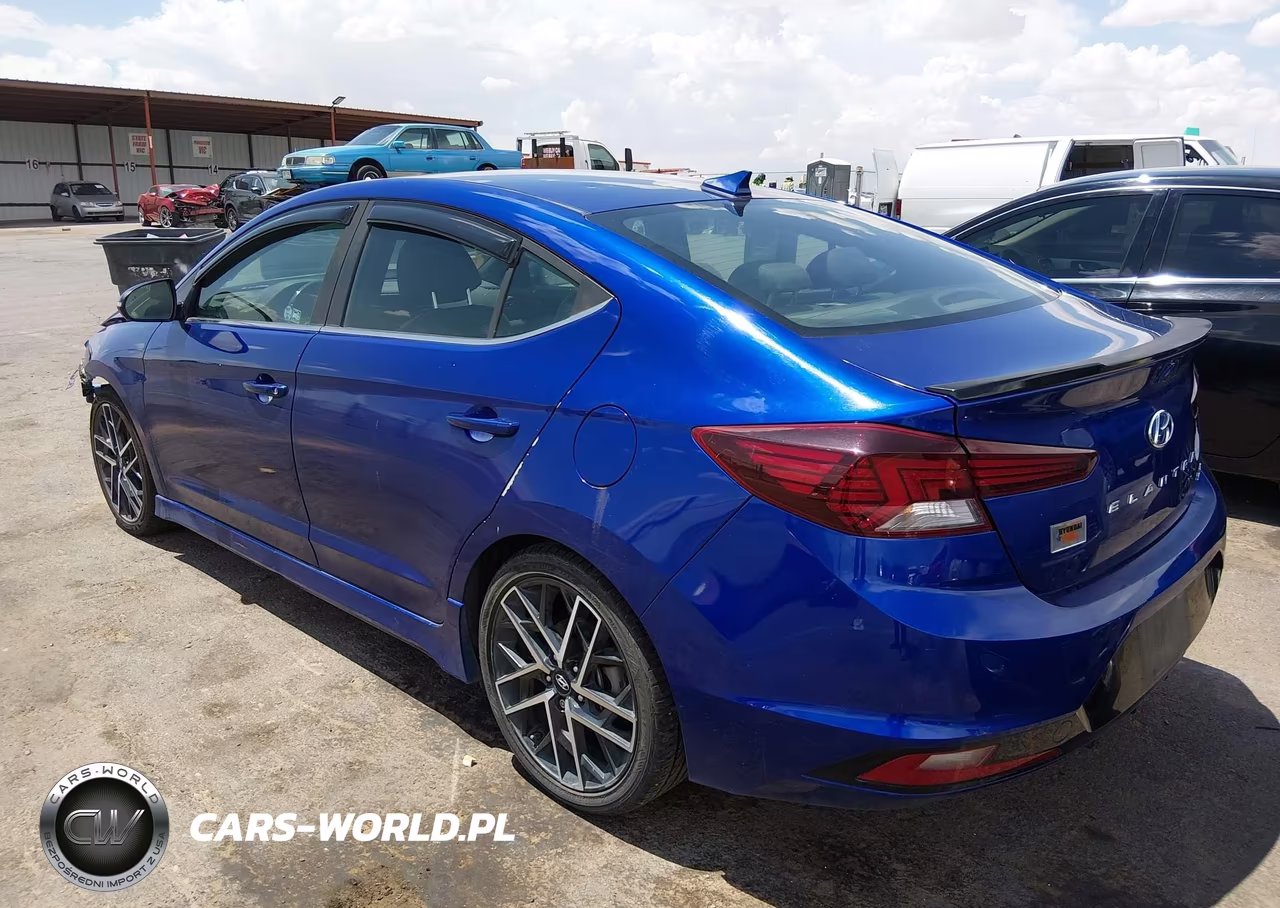 2020 Hyundai Elantra Sport VIN:KMHD04LB8LU038235 - 3