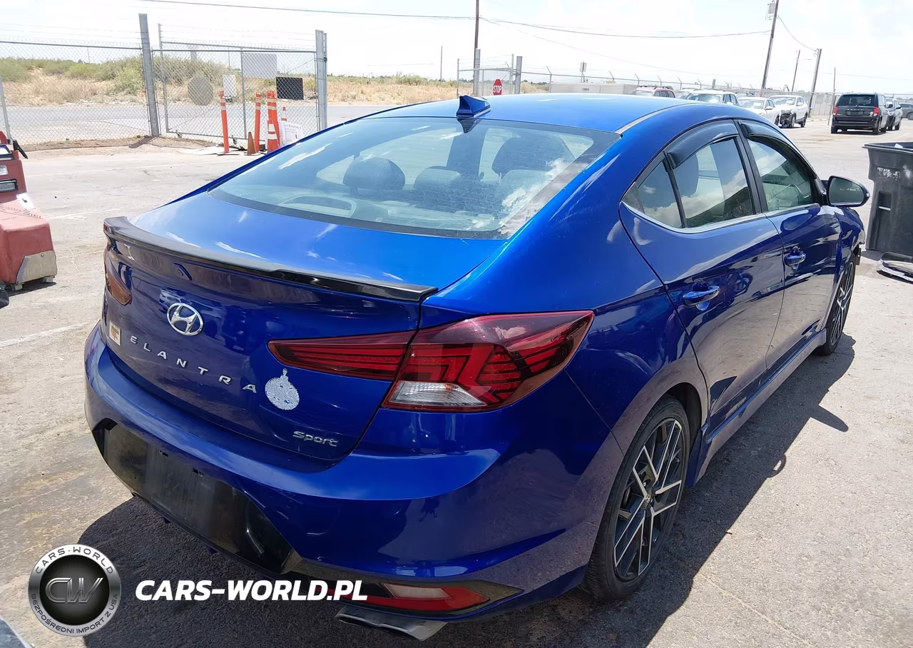 2020 Hyundai Elantra Sport VIN:KMHD04LB8LU038235 - 4