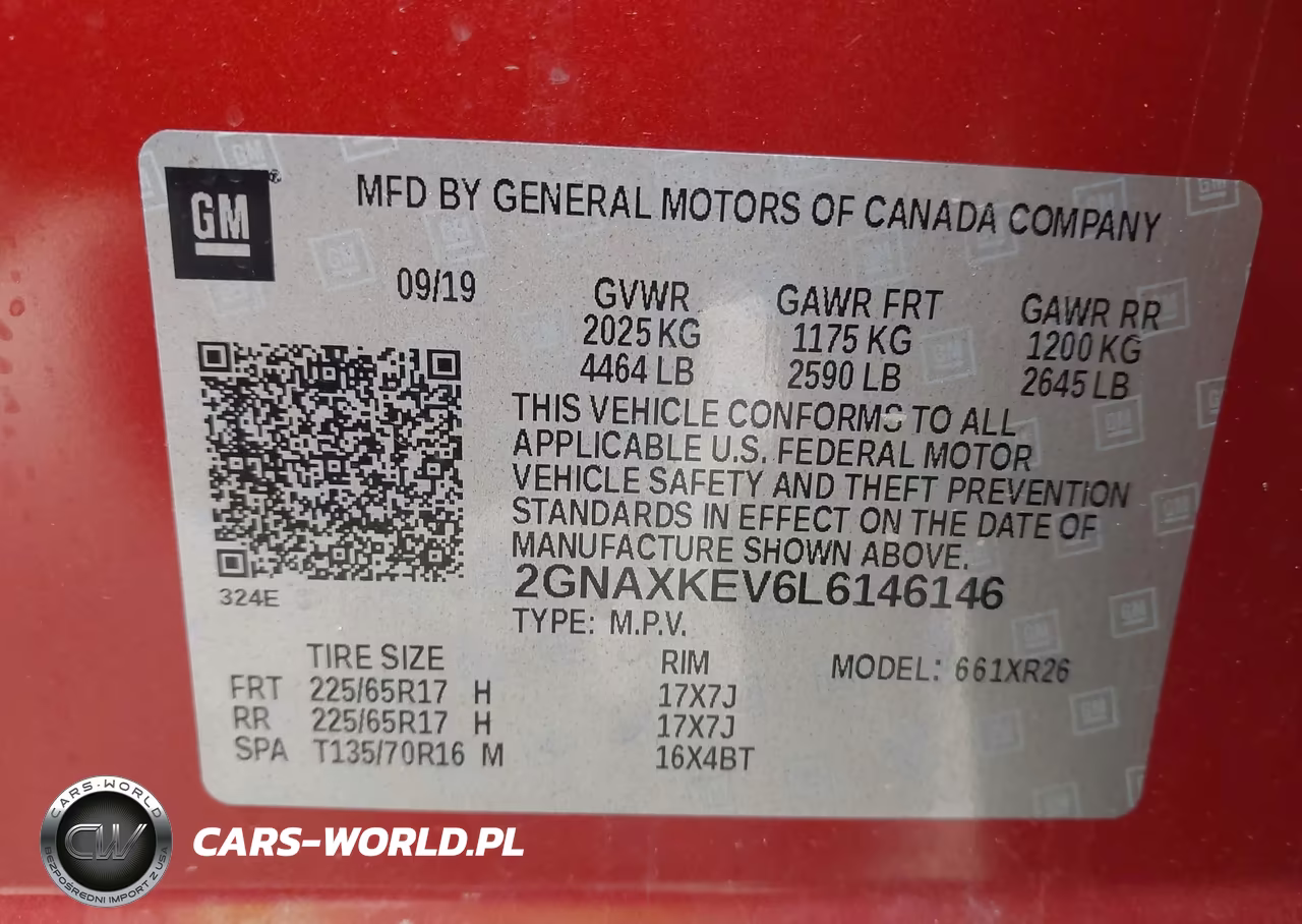 2020 Chevrolet Equinox Fwd Lt 1.5L Turbo VIN:2GNAXKEV6L6146146 - 9