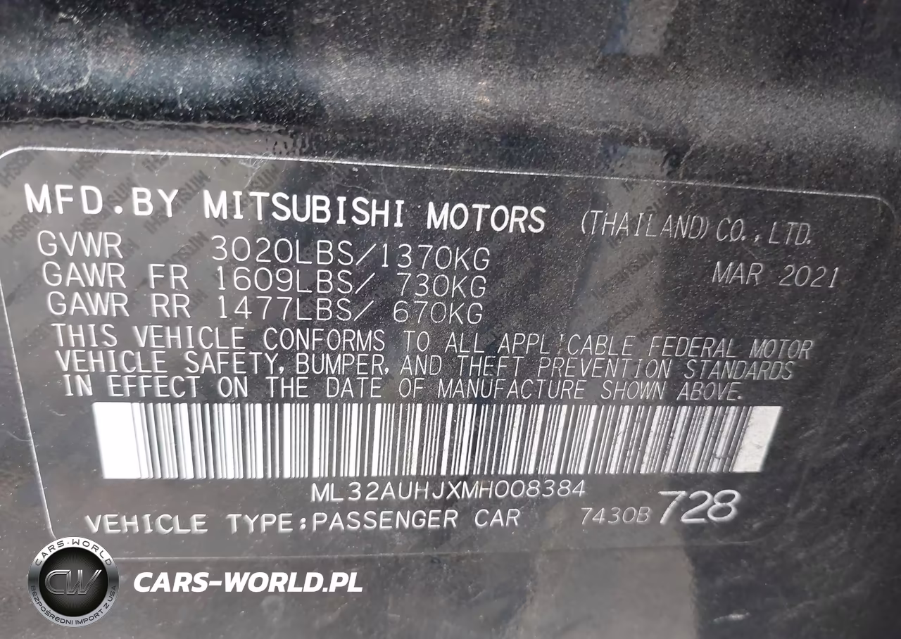 2021 Mitsubishi Mirage Carbonite Edition-Es-Le VIN:ML32AUHJXMH008384 - 9