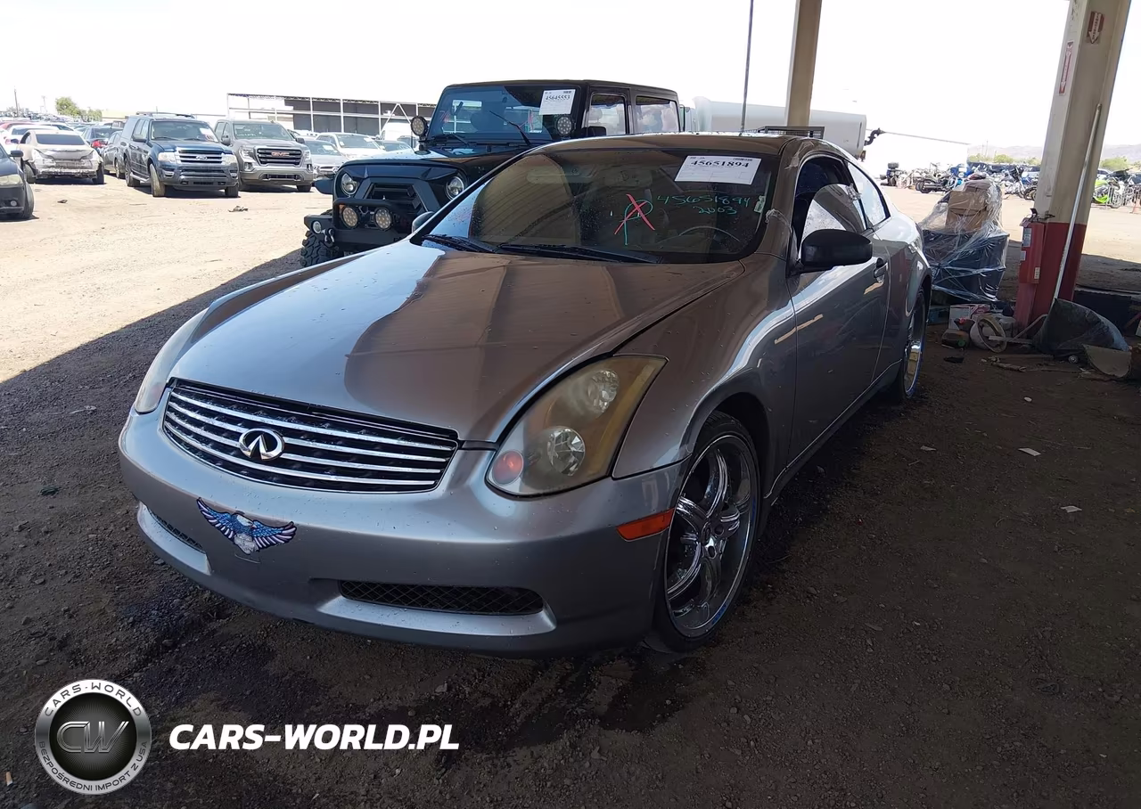 2003 Infiniti G35 Base W-Leather VIN:JNKCV54EX3M225250 - 2