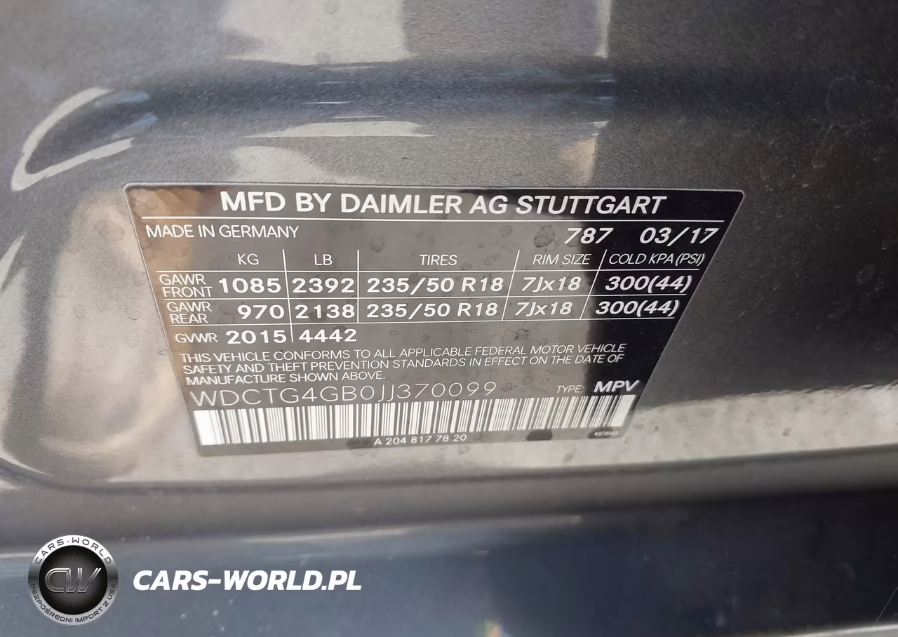 2018 Mercedes-Benz Gla 250 4Matic VIN:WDCTG4GB0JJ370099 - 9