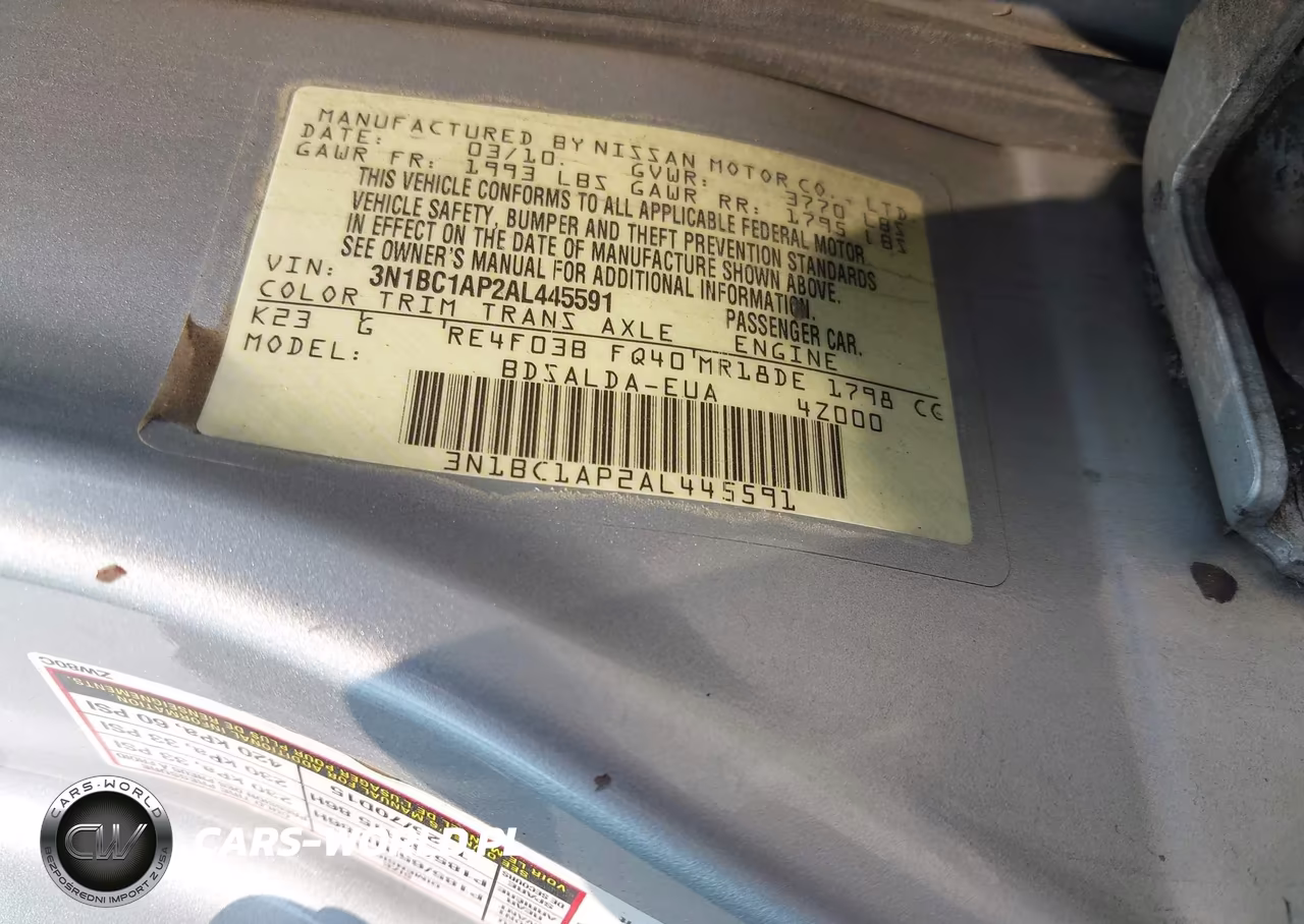 2010 Nissan Versa 1.8S VIN:3N1BC1AP2AL445591 - 9
