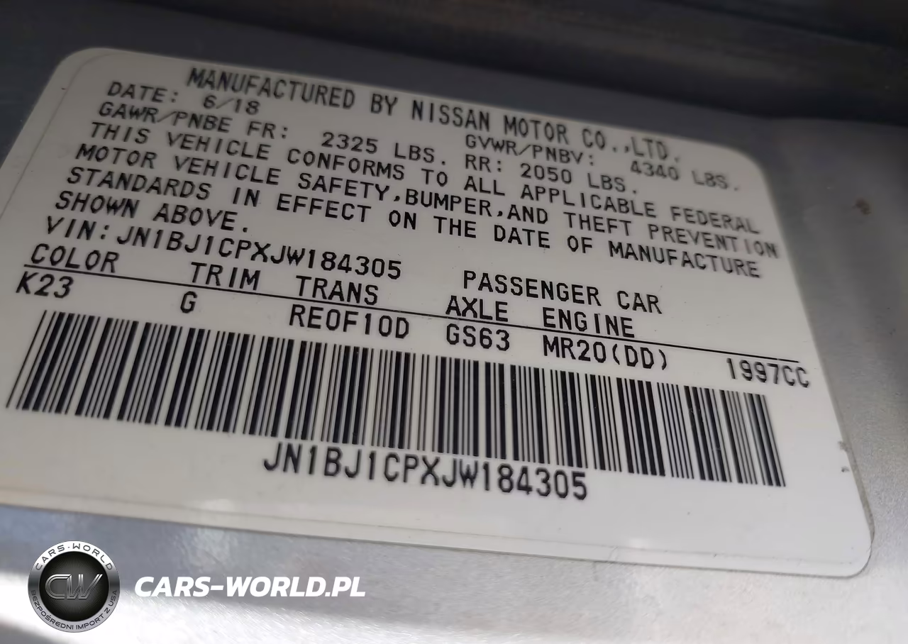 2018 Nissan Rogue Sport S VIN:JN1BJ1CPXJW184305 - 9