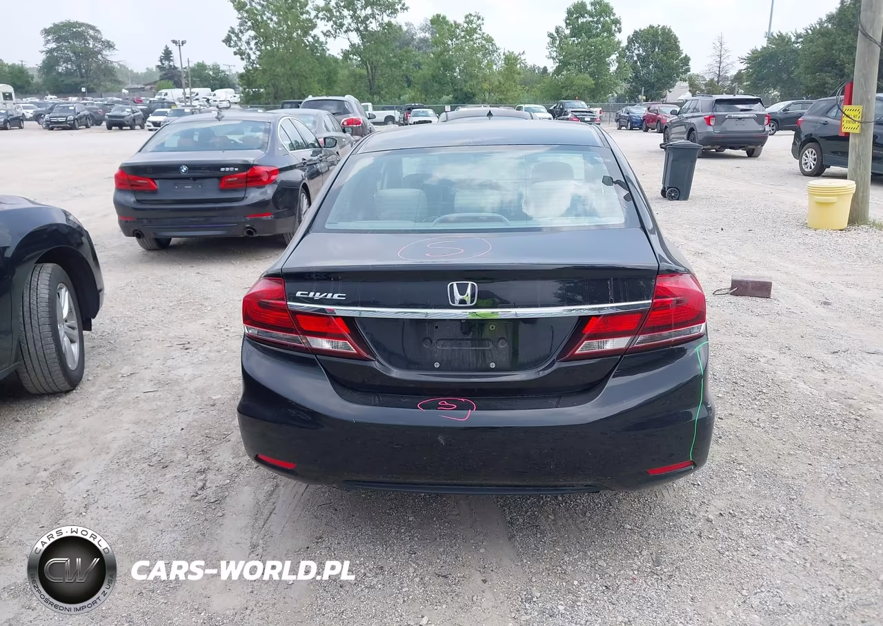 2013 Honda Civic Lx VIN:19XFB2F58DE018097 - 17