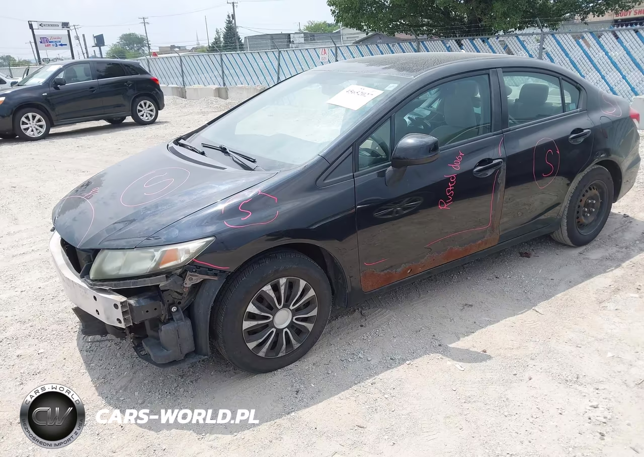2013 Honda Civic Lx VIN:19XFB2F58DE018097 - 2