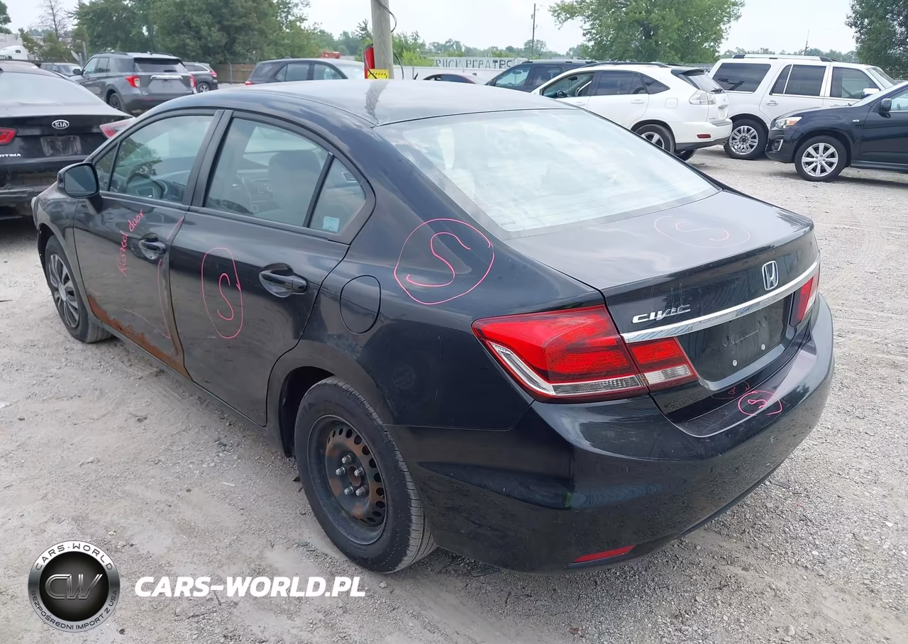 2013 Honda Civic Lx VIN:19XFB2F58DE018097 - 3