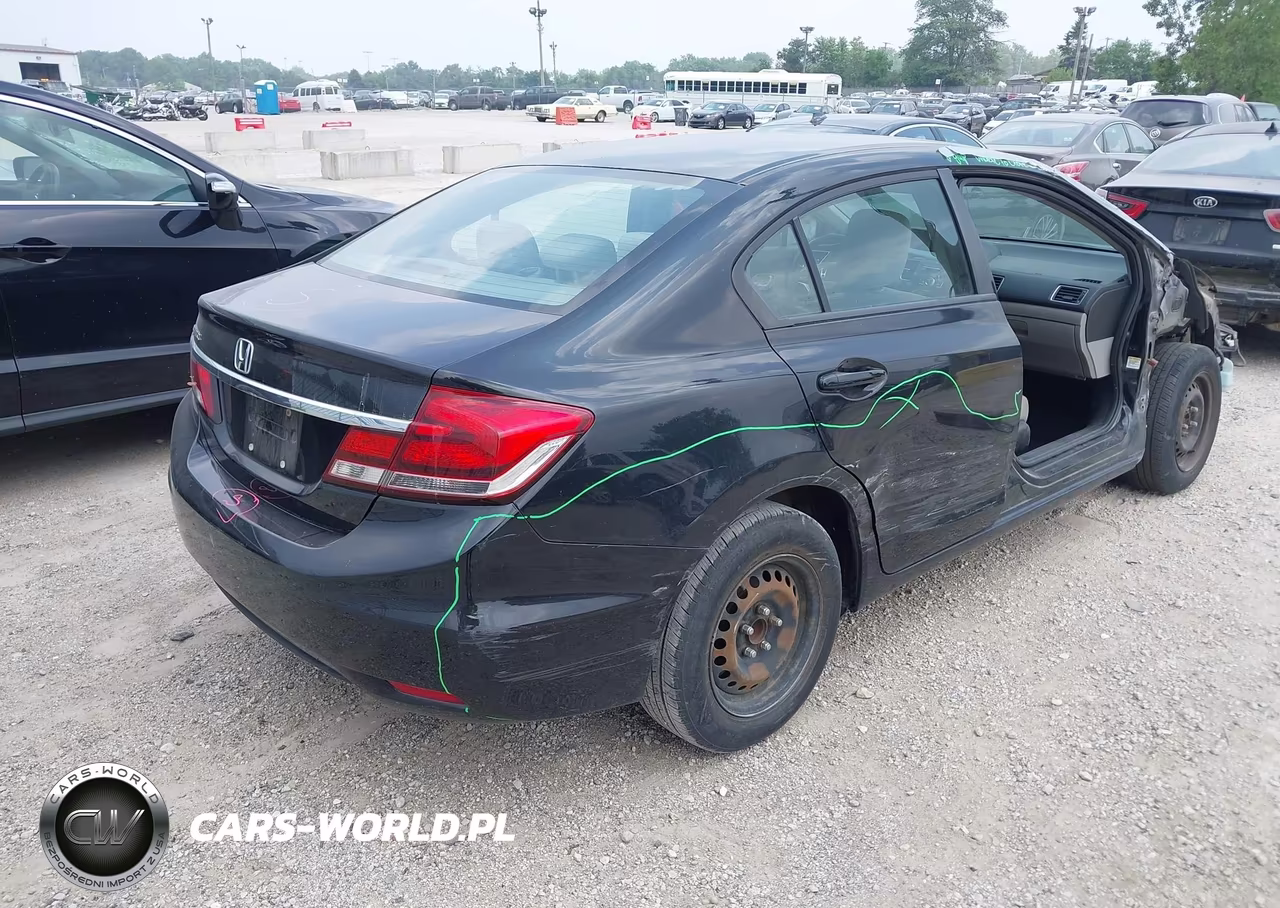 2013 Honda Civic Lx VIN:19XFB2F58DE018097 - 4