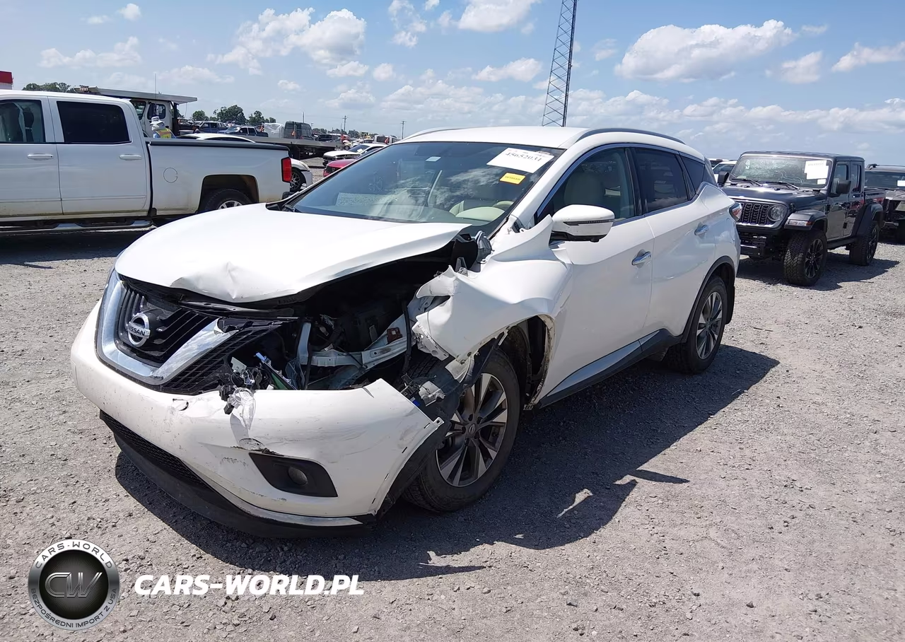 2018 Nissan Murano Sl VIN:5N1AZ2MG0JN166127 - 2
