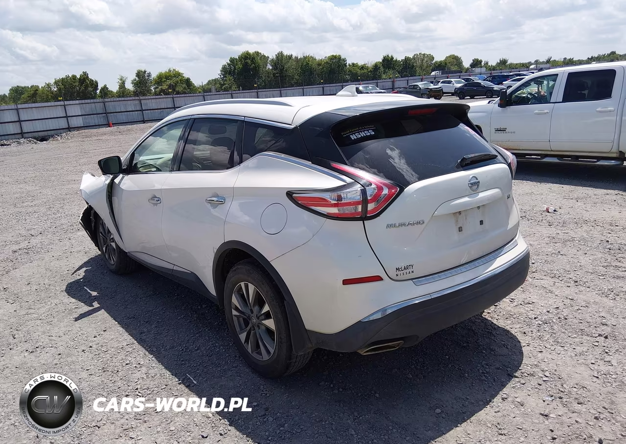 2018 Nissan Murano Sl VIN:5N1AZ2MG0JN166127 - 3