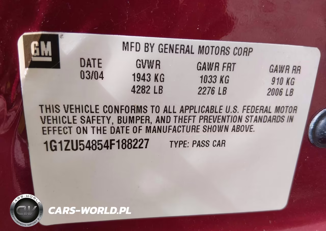 2004 Chevrolet Malibu Lt VIN:1G1ZU54854F188227 - 9