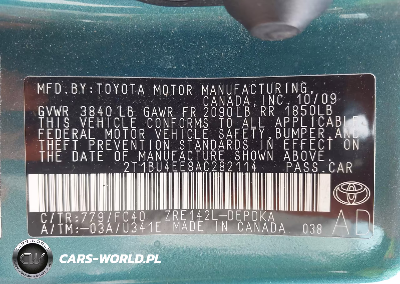 2010 Toyota Corolla Le VIN:2T1BU4EE8AC282114 - 9