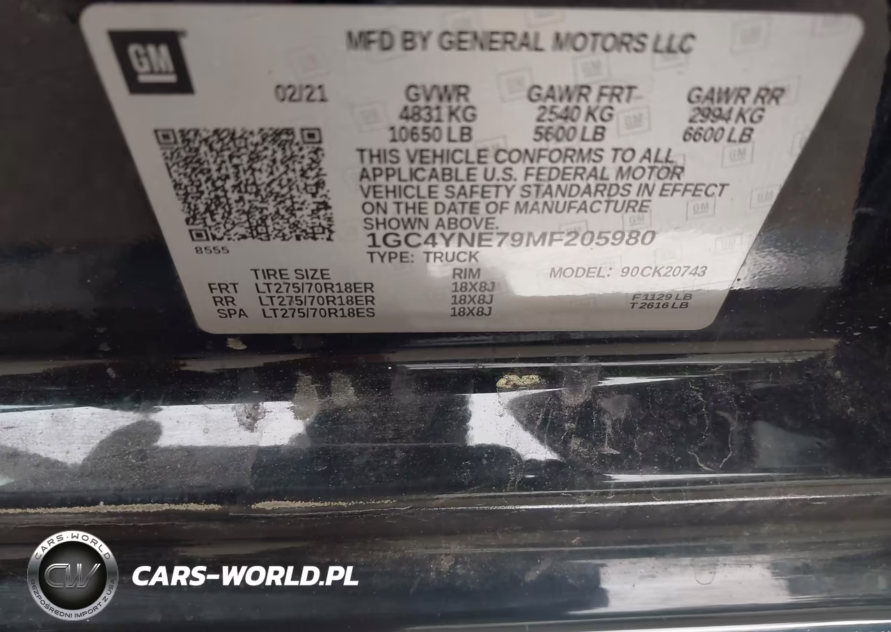 2021 Chevrolet Silverado 2500Hd 4Wd Standard Bed Lt VIN:1GC4YNE79MF205980 - 8