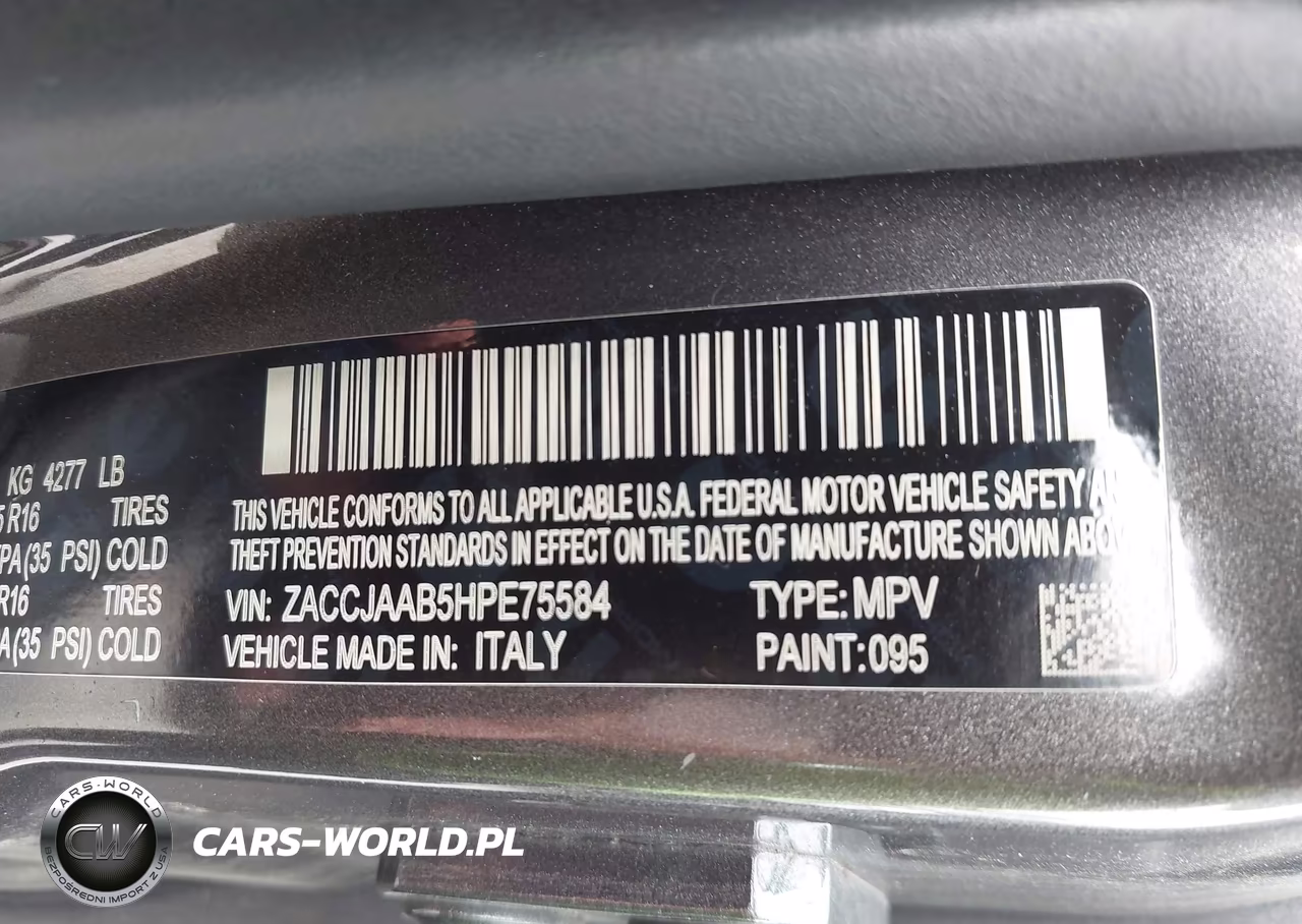 2017 Jeep Renegade Sport VIN:ZACCJAAB5HPE75584 - 9