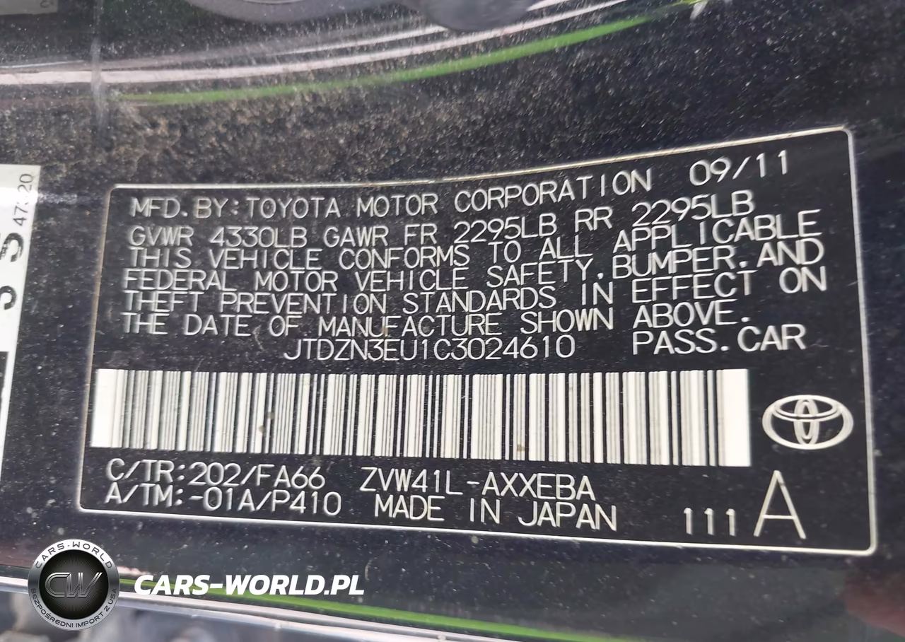 2012 Toyota Prius V Three VIN:JTDZN3EU1C3024610 - 9