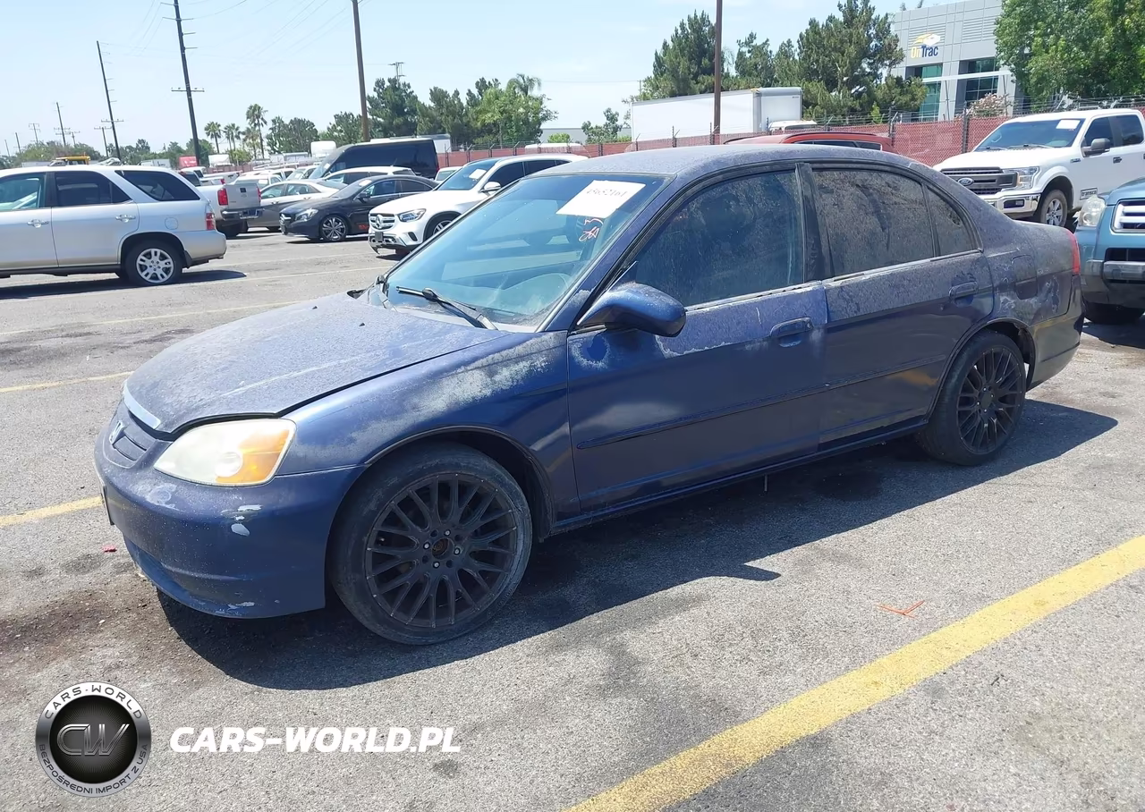 2003 Honda Civic Lx VIN:2HGES16533H502978 - 2