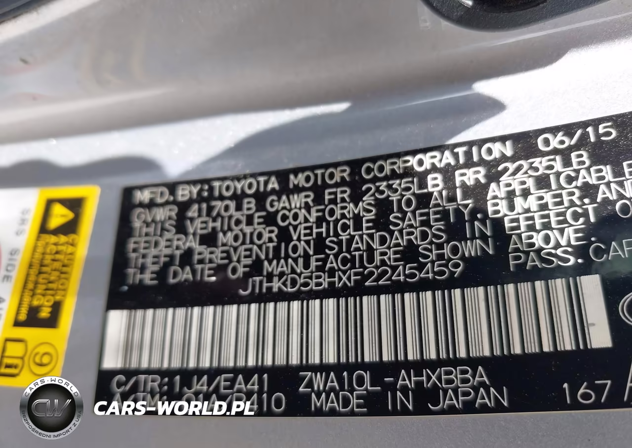 2015 Lexus Ct 200H VIN:JTHKD5BHXF2245459 - 9
