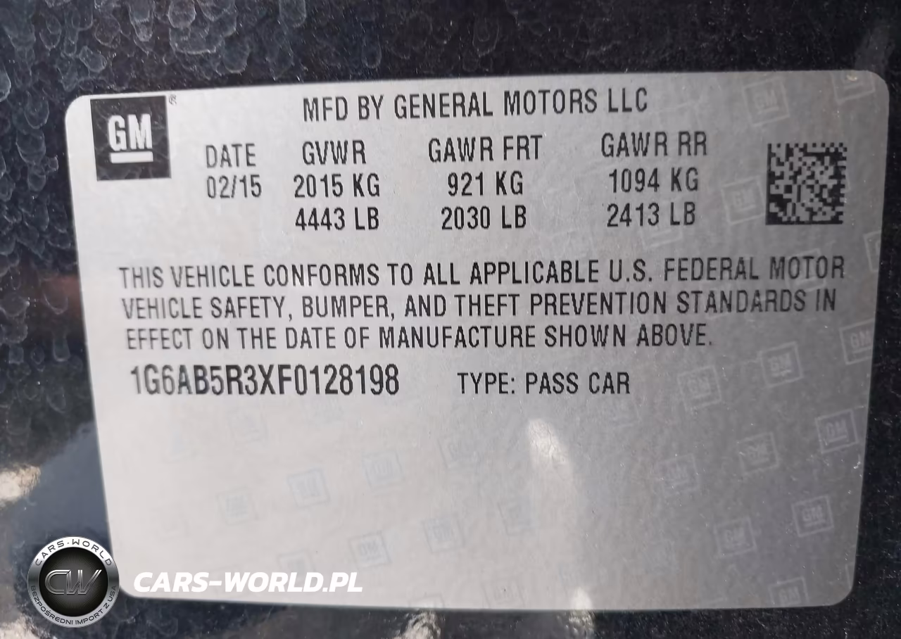2015 Cadillac Ats Luxury VIN:1G6AB5R3XF0128198 - 9