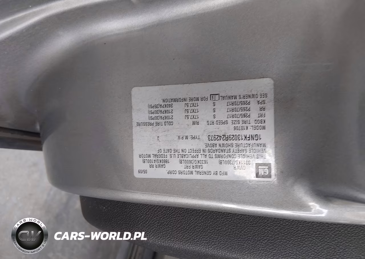 2009 Chevrolet Tahoe Ls VIN:1GNFK13029R242973 - 9
