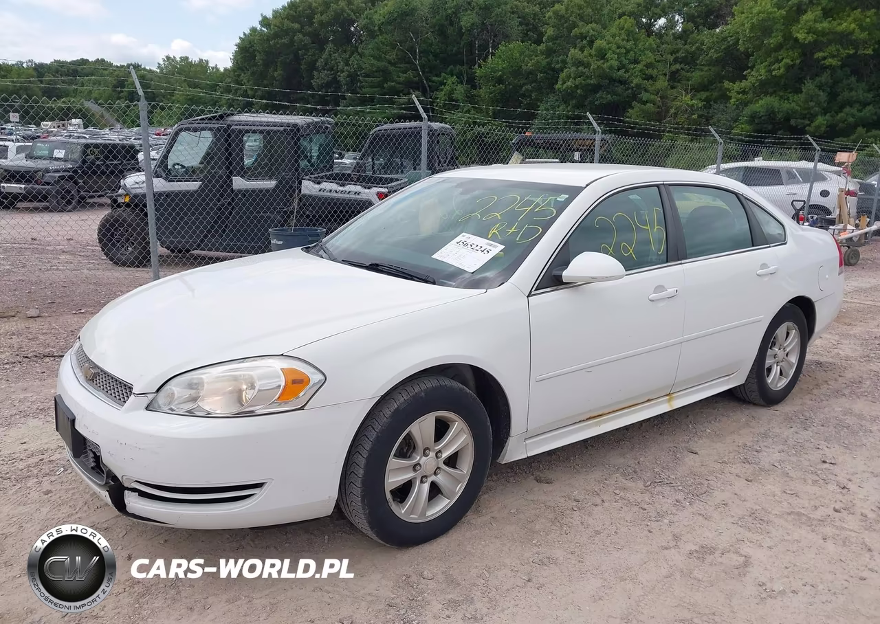 2012 Chevrolet Impala Ls VIN:2G1WF5E34C1147125 - 2