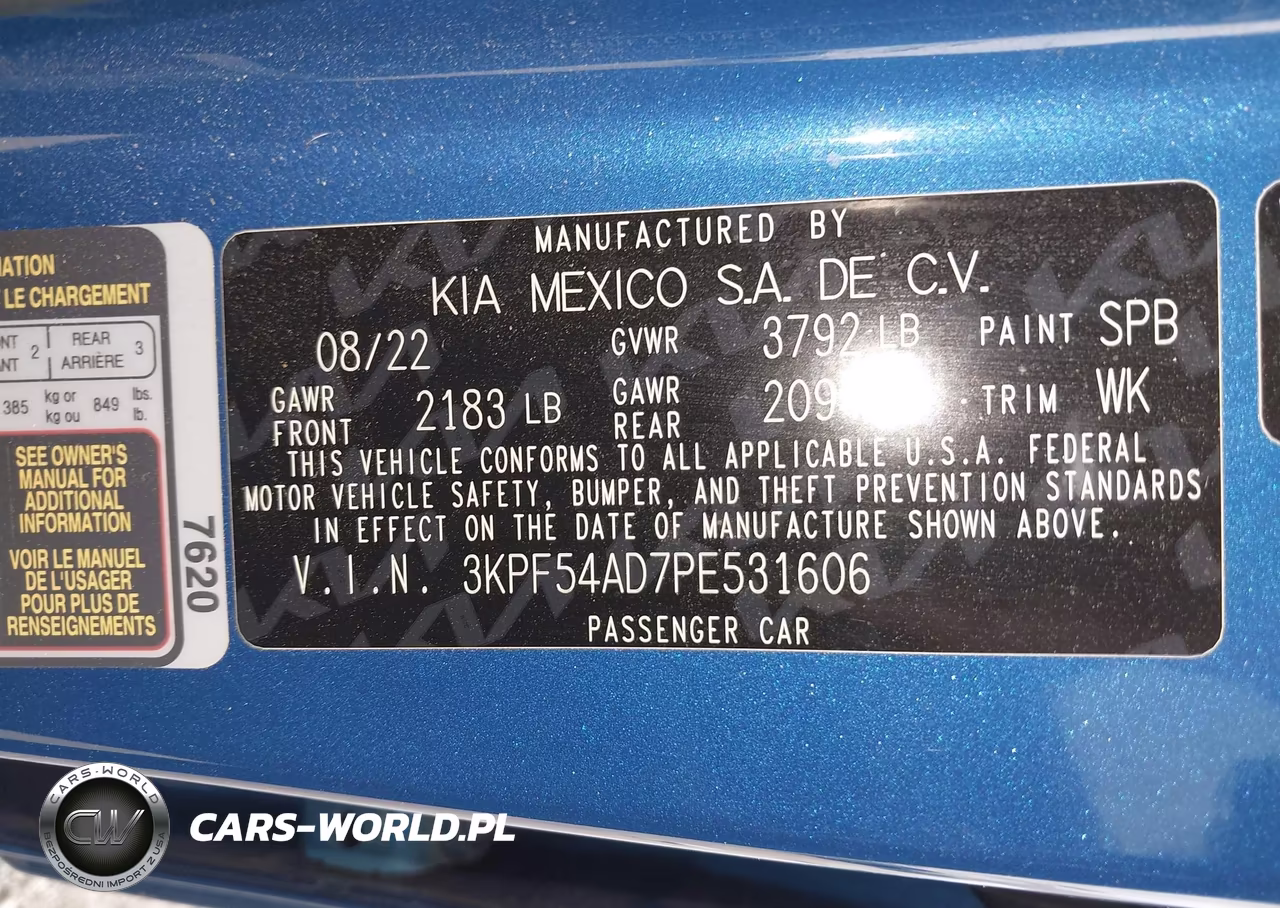 2023 Kia Forte Gt-Line VIN:3KPF54AD7PE531606 - 9