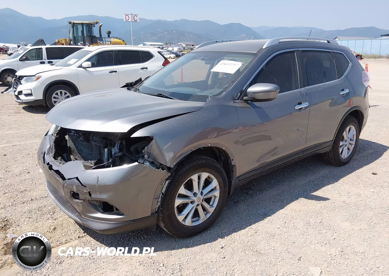 2016 Nissan Rogue Sv VIN:KNMAT2MV7GP700211 - 2