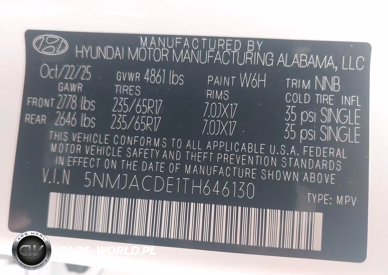 2026 Hyundai Tucson Se VIN:5NMJACDE1TH646130 - 9