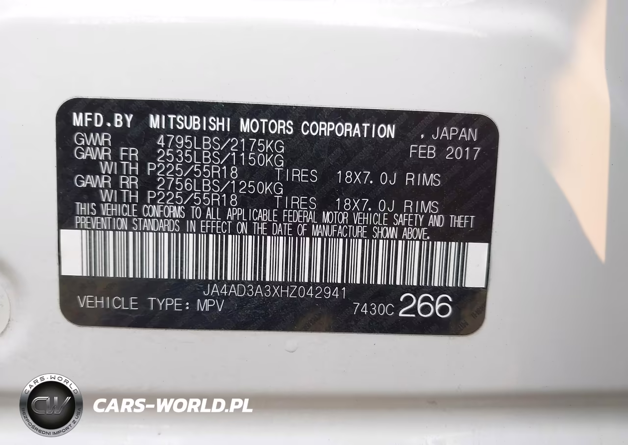 2017 Mitsubishi Outlander Se-Sel VIN:JA4AD3A3XHZ042941 - 9