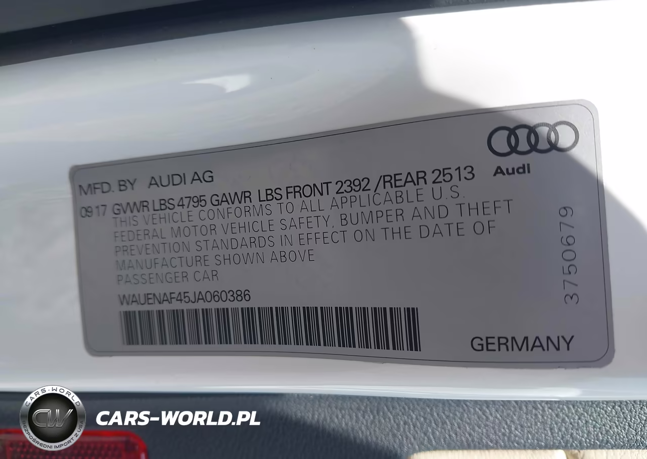 2018 Audi A4 2.0T Premium-2.0T Tech Premium VIN:WAUENAF45JA060386 - 9