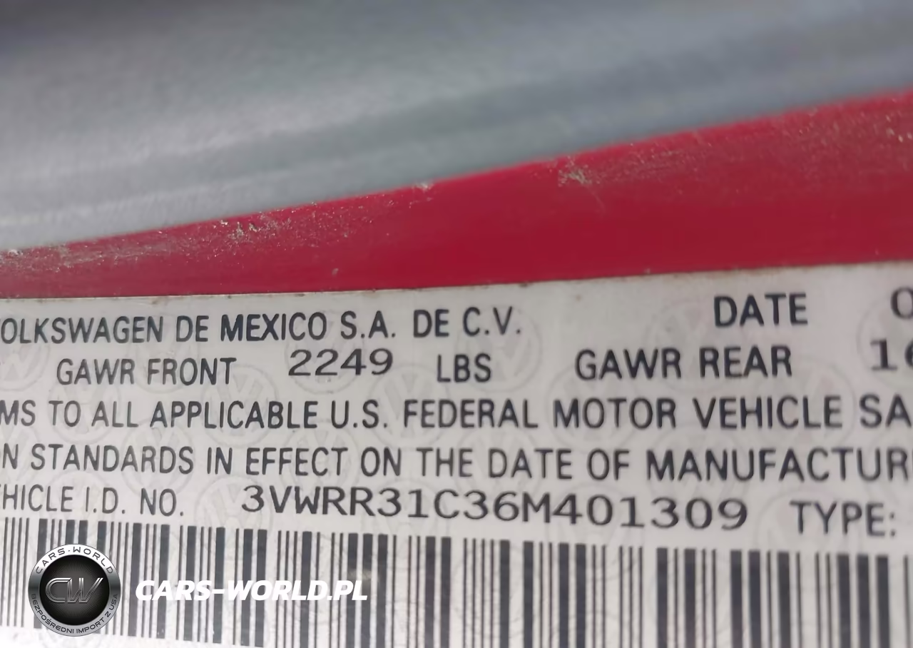 2006 Volkswagen New Beetle Tdi VIN:3VWRR31C36M401309 - 9
