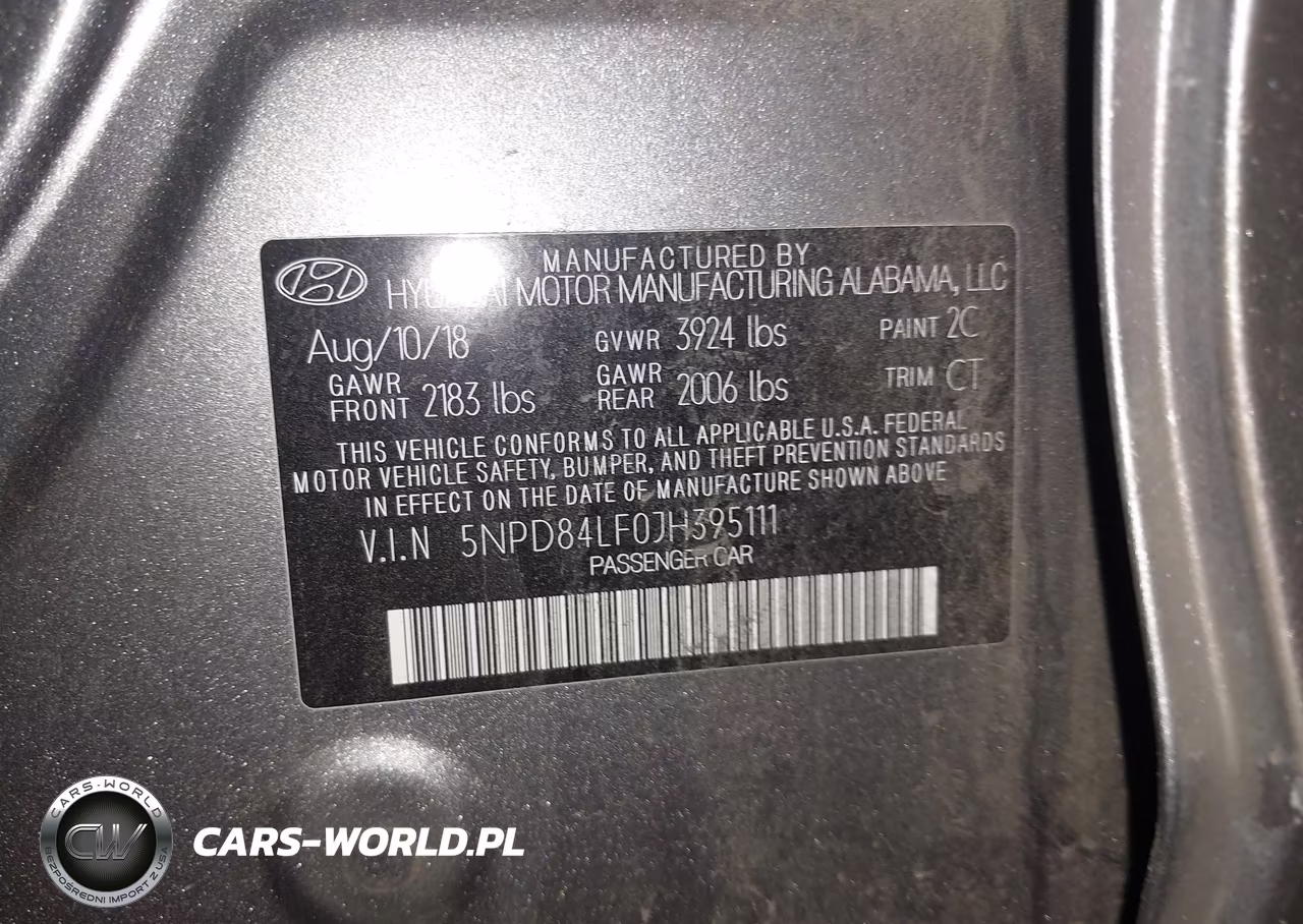 2018 Hyundai Elantra Sel VIN:5NPD84LF0JH395111 - 9