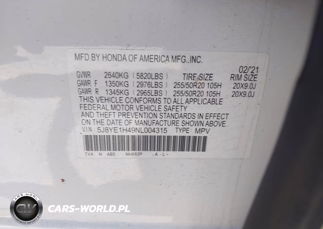 2022 Acura Mdx Technology Package VIN:5J8YE1H49NL004315 - 9