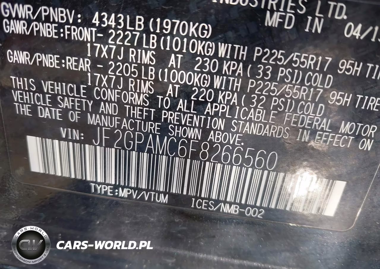 2015 Subaru Xv Crosstrek 2.0I Limited VIN:JF2GPAMC6F8266560 - 9