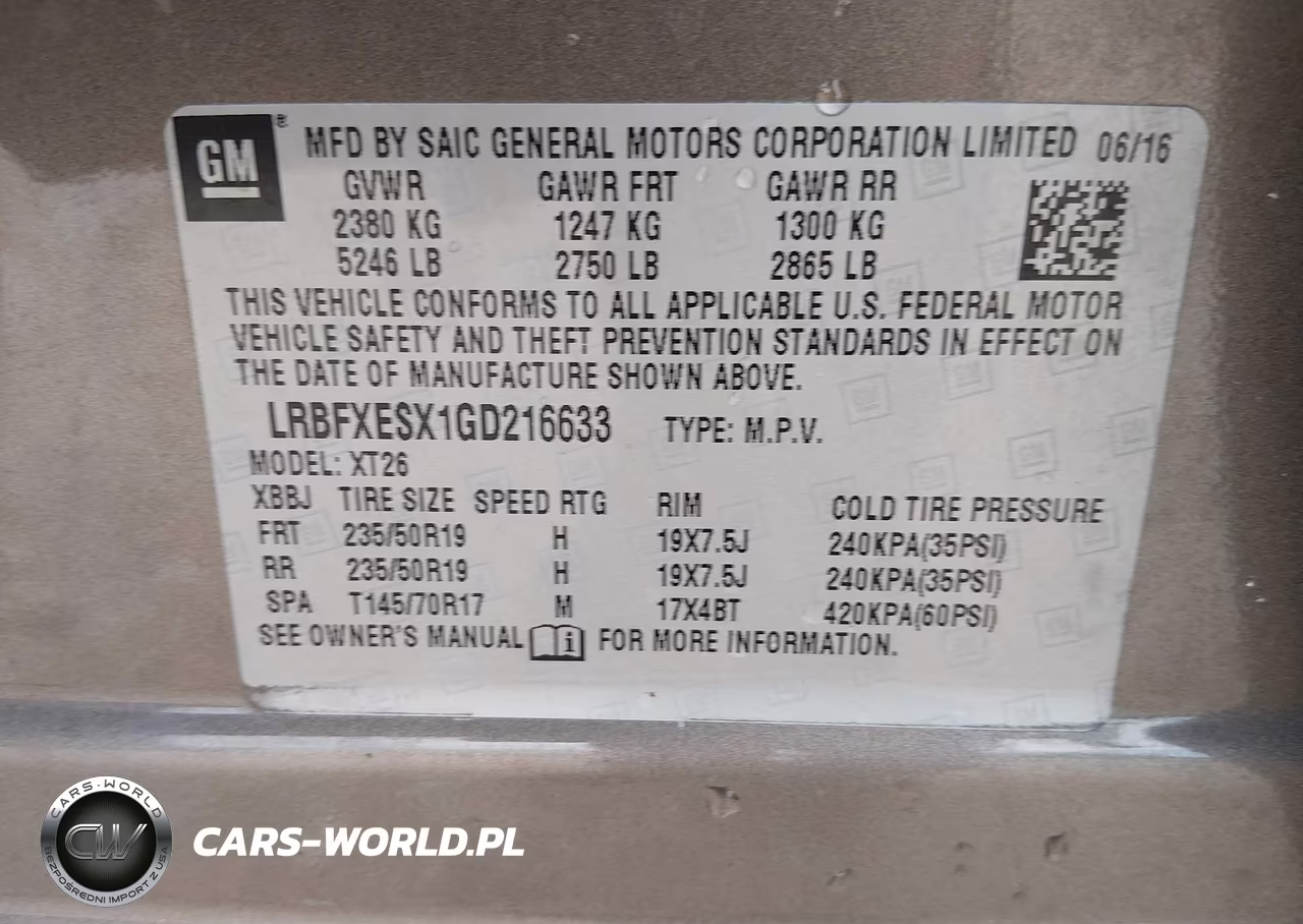 2016 Buick Envision Premium I VIN:LRBFXESX1GD216633 - 9