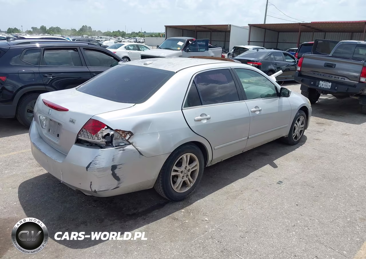 2007 Honda Accord 2.4 Ex VIN:JHMCM56897C001361 - 4