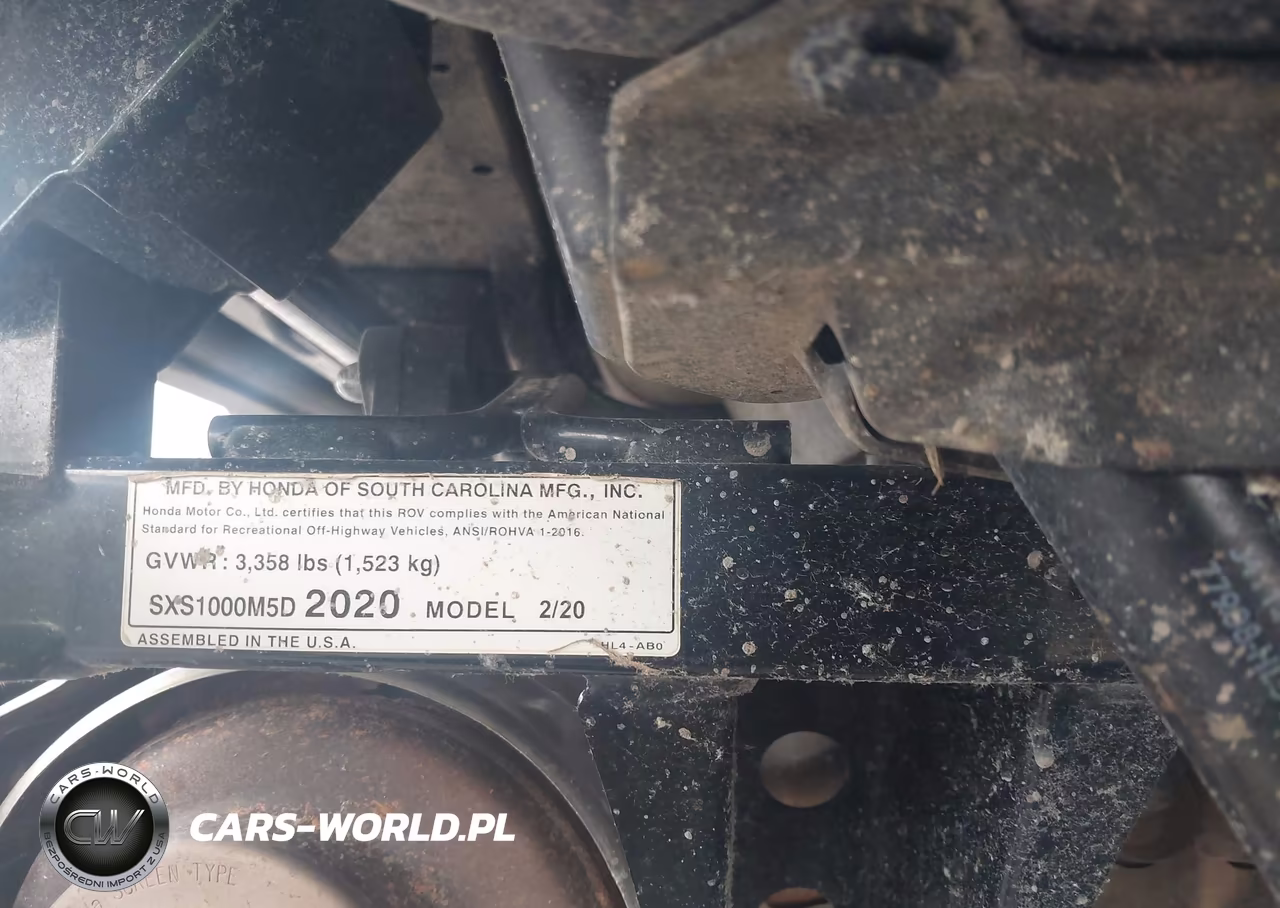 2020 Honda Sxs1000 M5 VIN:1HFVE0460L4401542 - 10