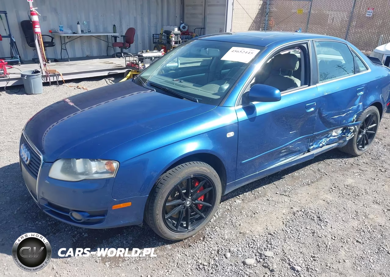 2007 Audi A4 2.0T VIN:WAUDF78E37A161579 - 2