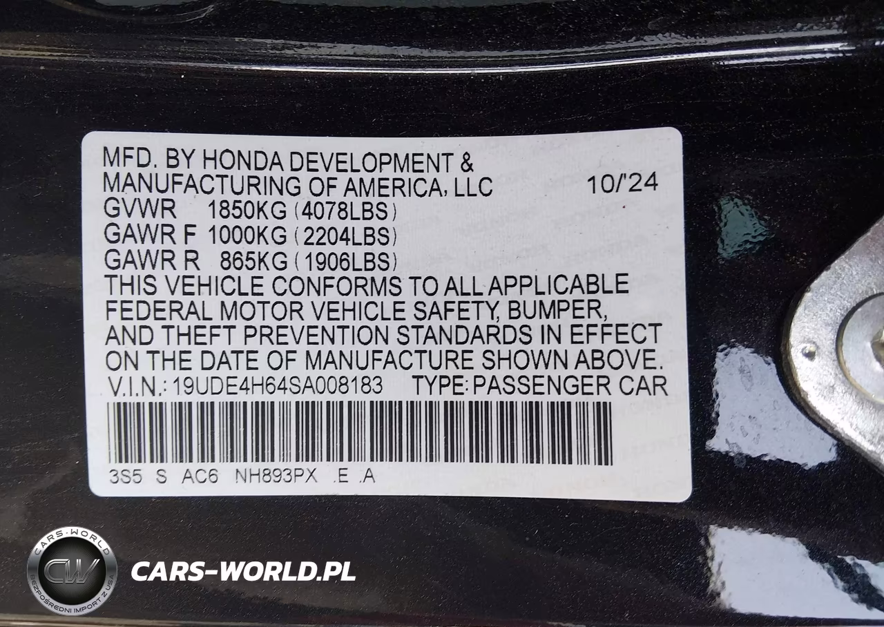2025 Acura Integra A-Spec Technology VIN:19UDE4H64SA008183 - 9