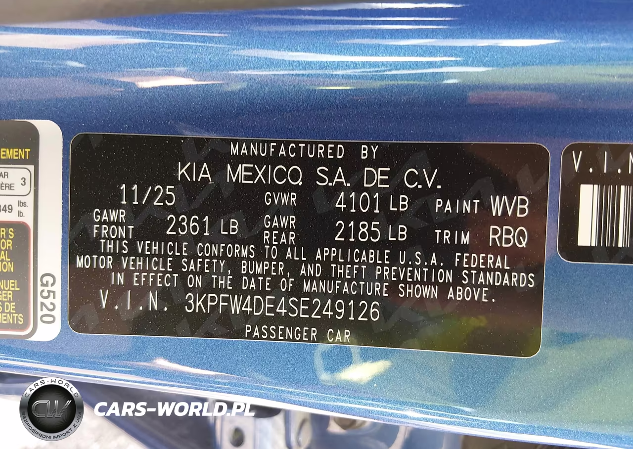 2025 Kia K4 Gt-Line VIN:3KPFW4DE4SE249126 - 9