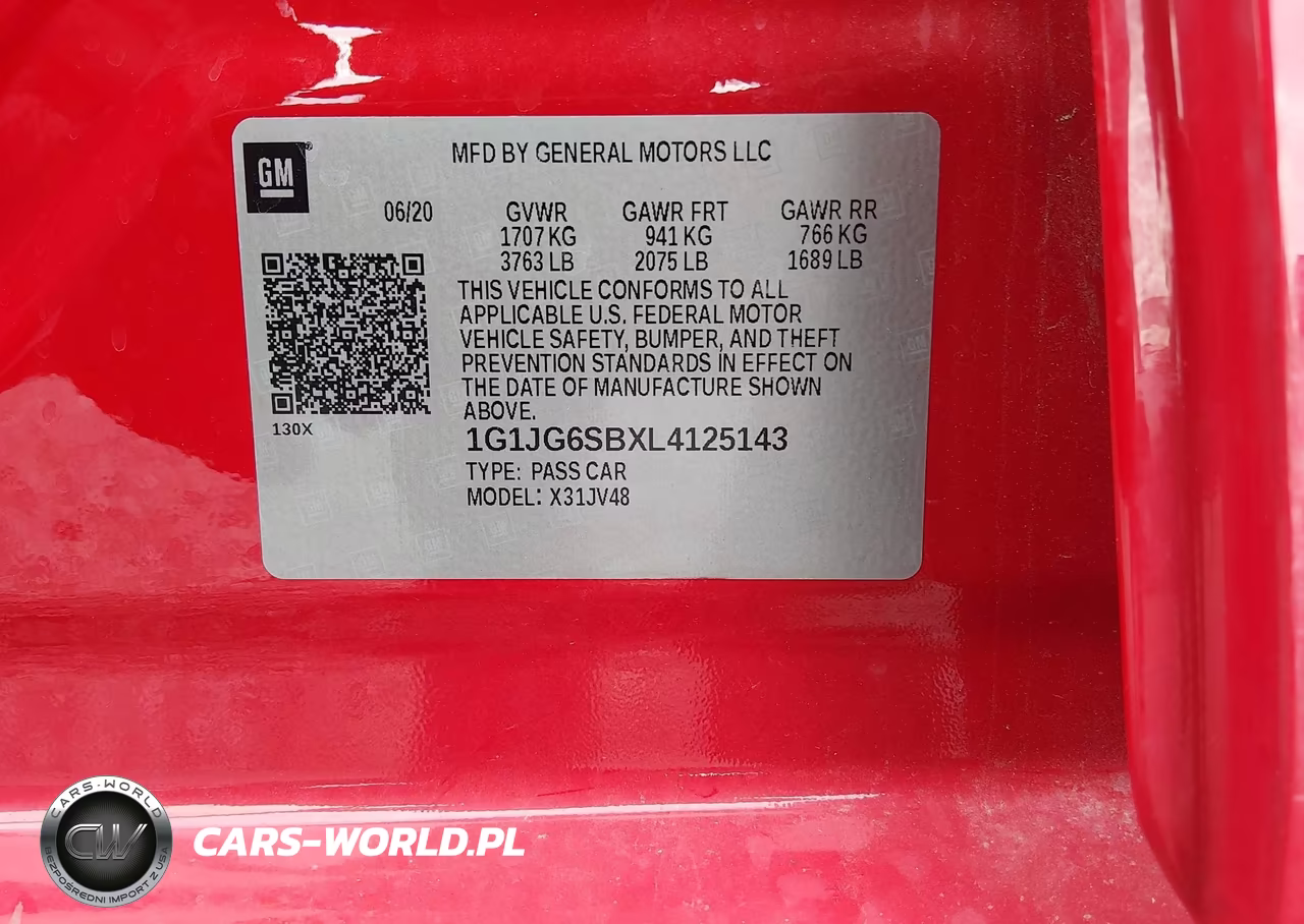 2020 Chevrolet Sonic Fwd 1Fl 5-Door VIN:1G1JG6SBXL4125143 - 9