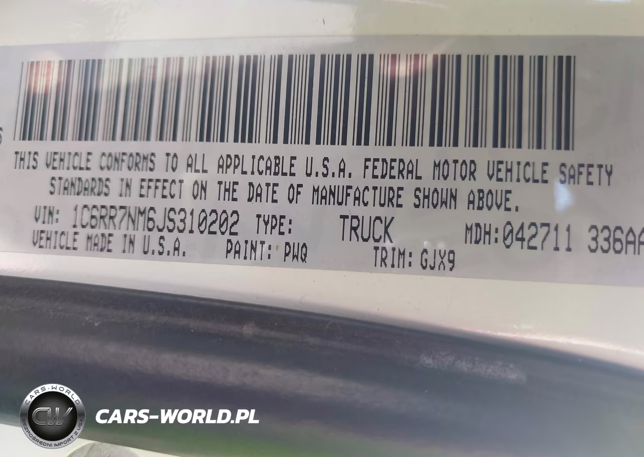 2018 Ram 1500 Laramie 4X4 5'7 Box VIN:1C6RR7NM6JS310202 - 9